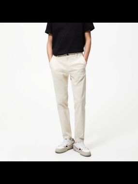 Zara Men's Slim Fit Chinos in Off-White Size 30